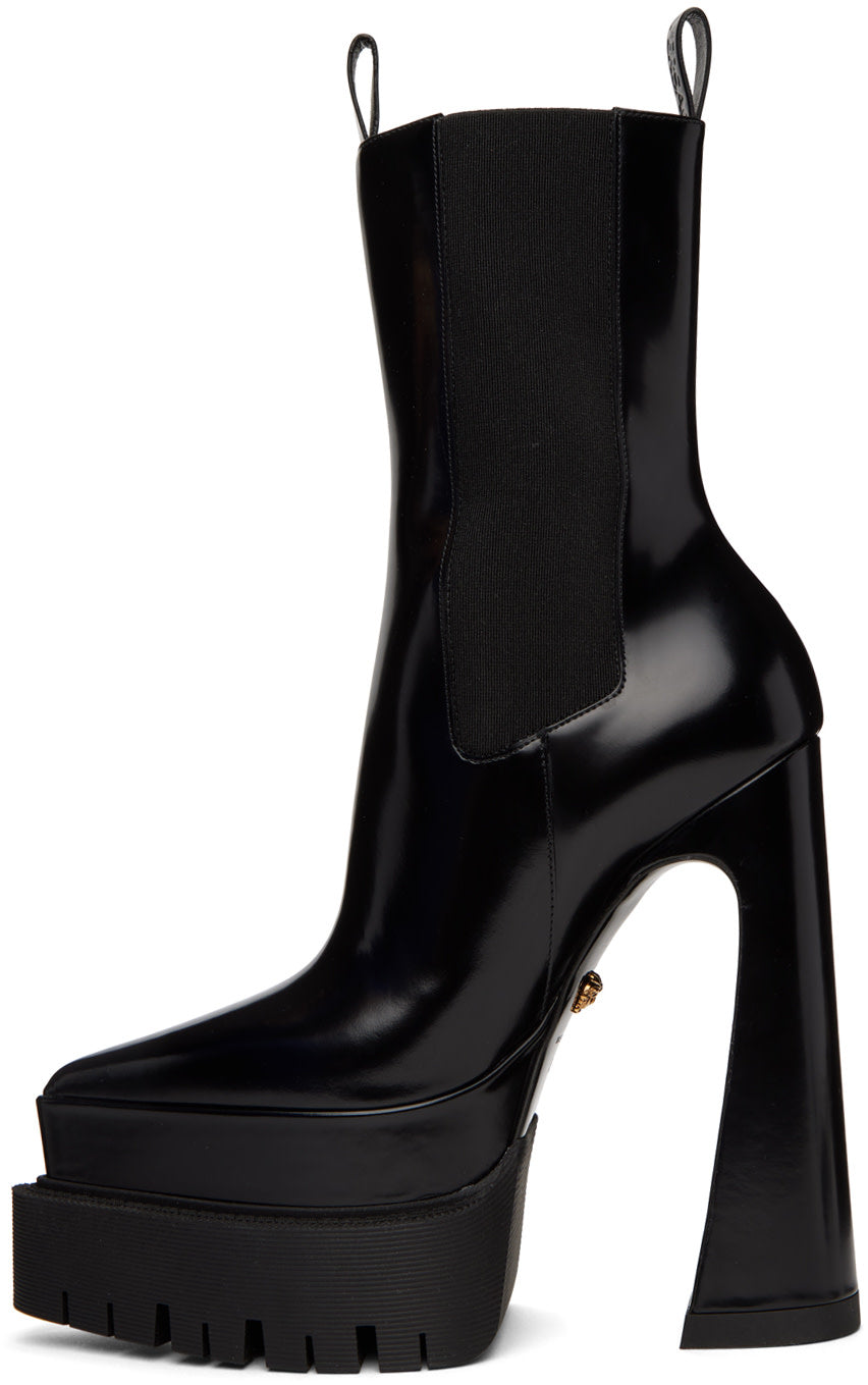 Versace Stivaletto Vitello Abrasivato Boots