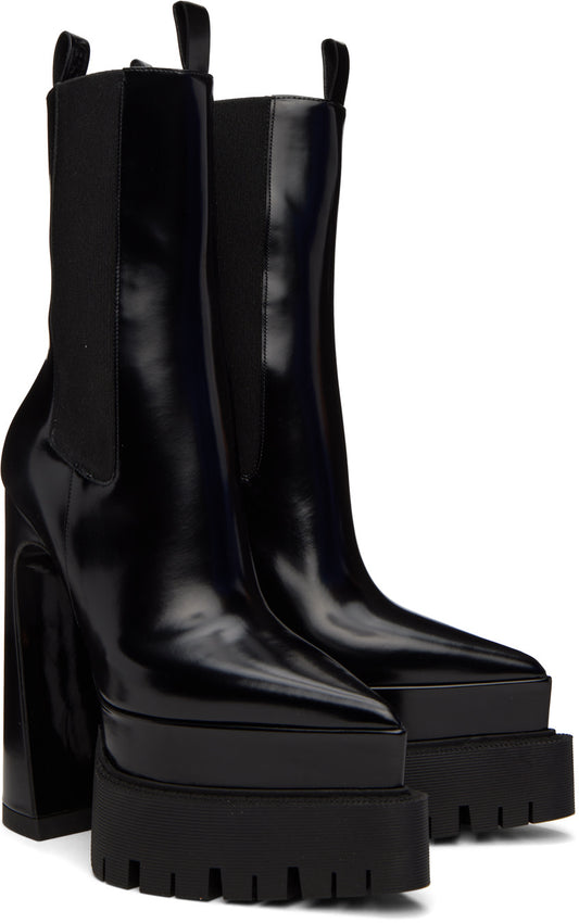 Versace Stivaletto Vitello Abrasivato Boots